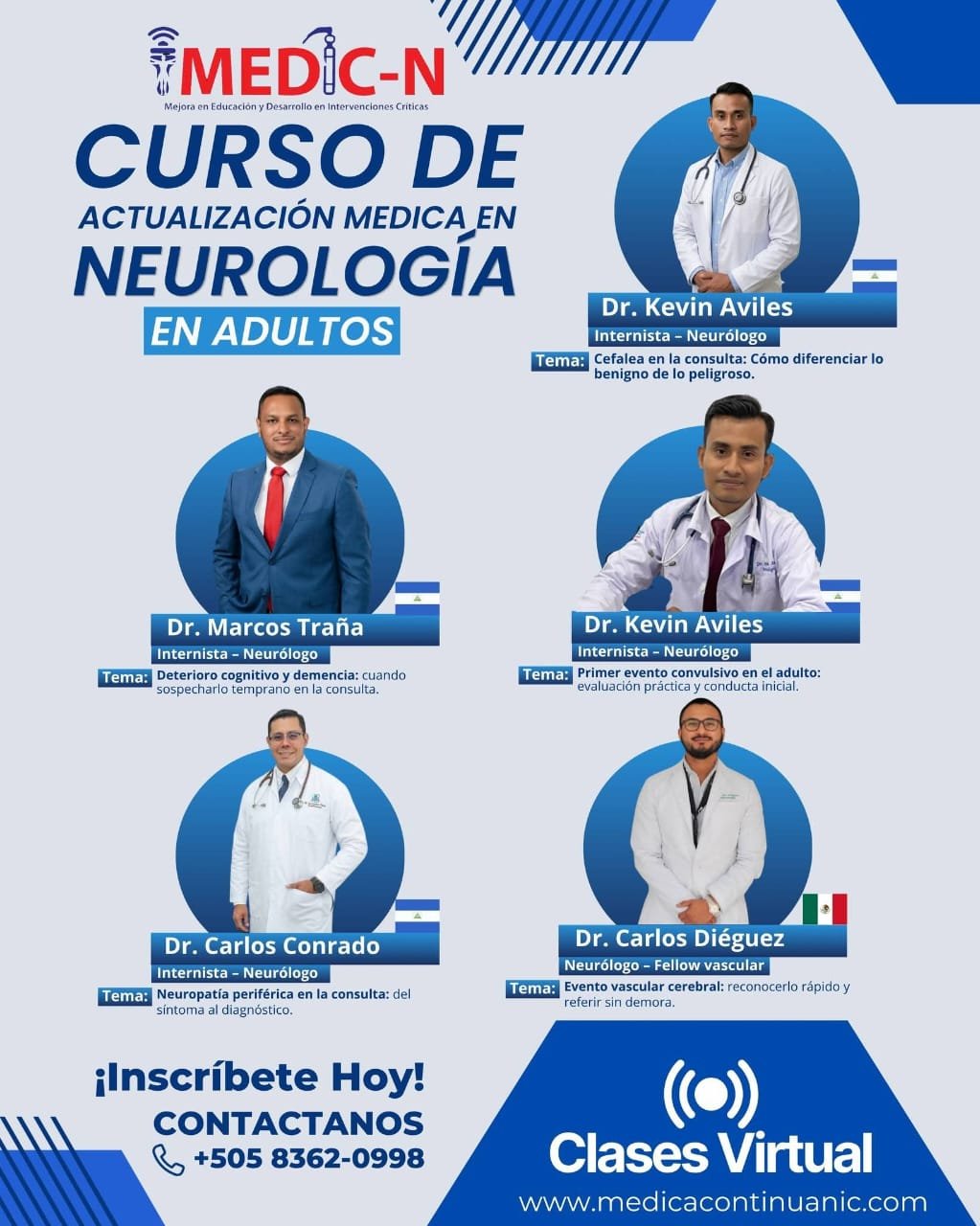 Curso de Actualización Médica en Neurología en Adultos